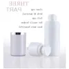 Botella de bomba sin aire PET con borde de plástico portátil, 10 Uds., 15ml, 30ml, 50ml, botellas de Perfume para loción al vacío, contenedor cosmético pequeño vacío Wqalo