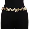Ceintures pour femmes Hip Hop Punk plage Sexy chandail accessoires ventre ceinture papillon taille chaîne corps collier bijoux de mode