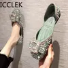 Chaussures habillées printemps été boucle latérale dans son Lag Ping talon bas cuir souple confortable a005 230818