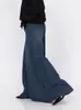 Dżinsy damskie Reddachic Koreańskie stylowe kobiety workowate rozkloszowana noga luźne vintage słonia bodźce bootcut niebieskie spodnie wysokie talia spodle 230821