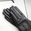 Fashion- Women's Gloves Genuine Leather Winter Warm Fluff Woman Soft Female Fur Lining High-quality Mittens267g