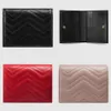 5A qualité cuir nouveau designer de luxe carte de visite portefeuille hommes mode petit porte-monnaie avec boîte porte-clés pour femmes 269p