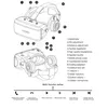 VRAR Accessestrise VR Shineecon Cark Helme 3D очки виртуальная реальность для смартфона смартфона гарнитуры Binoculars Видеоигр Wirth Lens 230818