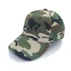 Ball Caps kamuflaż czapka baseballowa trening wojskowy Snapback dla kobiet mężczyzn na świeżym powietrzu Sunshade Trucker Hat