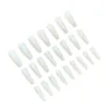 False Nails White Aurora Long Ballet Fake Ultra-flexible Lasting For Daily And Parties Wearing