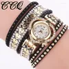 Wristwatches Heart Dial Bracelet Watch Rhinestone Wrap Quartz Wrist Watches For Women Gift Montre Zegarek Damski