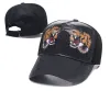 23SS Designer Herren Baseball Caps Frau Marke Tiger Kopf Hüte Biene Schlange Leopard Gestickte Knochen Männer Frauen Sonnenhut Gorras Sport Mesh Trucker Cap