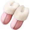 Slippers Slippers Women 2 Winter Warm Home Fur Luxury Faux Suede Plush Couple Cotton Shoes Indoor Bedroom Flat Heels Fluffy Casual 230818