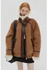 Women's Jackets Double-sided Wearing Large Lapel Sheep Cut Velvet Jacket For Imitation Fur One Piece 2023