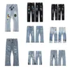 Galerie Dept Mens Jean w trudnej sytuacji Rower Bikers Man Luxury Designer Jeans Slim Fit Motorcycle Biker Dżins dla mężczyzn S Blue Pour Hommes