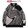 Camisolas masculinos Lappster-Youth Men Harajuku Vintage maconha suéter masculino Pulloves de moda coreanos Man Japanese Streetwear Designer Sweaters 230821