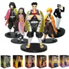 Action Toy Figures Figurine Demon Slayer Figure Kamado Tanjirou Action Figura Anime Agatsuma Zenitsu Nezuko Warrior No Yaiba Kimetsu PVC Model Toys 230821