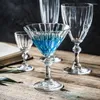 Wine Glasses Nordic Lead-Free Glass Cup Transparent Diamond Engraved Champagne Goblet Cocktail Martini Bar Home Drinkware