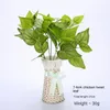 Dekorativa blommor 7fork/1Bouquet Artificial Plant Wall Green Accessories Hanging Indoor Balkony Bakgrundsdekoration