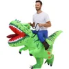 Cosplay T-rex Dinosaur Cosplay أزياء قابلة للنفخ دعاوى التميمة مضحك حفلة الأزياء عيد الميلاد عيد الهالوين للأطفال البالغين 230818