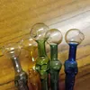 30 pièces 15cm grand Pyrex épais verre clair brûleur à mazout verre clair brûleur à mazout Tube de verre tuyau de combustion d'huile somking tuyaux conduites d'eau