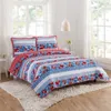 Bedding sets The Pioneer Woman Blue Heritage Floral Cotton FullQueen Quilt 230818