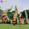 Tentacules de pieuvre gonflables nouvellement arrivées avec lumières jouets tentacule de calmar soufflé à l'air de sport pour la décoration d'événement de fête