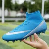 Dress Shoes Men Soccer Shoes AG/TF High Ankle Football Boots Outdoor Non-Slip Ultralight Kids Football Cleats Couple Sneakers Plus Size32-47 230818