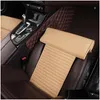 Housses De Siège De Voiture Ers Cuir Jambe Pied Cuisse Coussin De Soutien Une Pièce Quatre Saisons Type Étendu Drop Delivery Mobiles Motos Dhge2