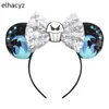 Acessórios para o cabelo Halloween Mouse Orelhas da cabeça Meninas lantejoulas Bow for Women Festival Party Cosplay Hairband Gift Kids Hair Acessórios 230821