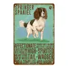 Pet Dog Vintage Plak Greyhound Beagle Labradoodle Metal Kalay İşaretleri Mutlu Komik Köpekler Metal Poster Bar Cafe Pethouse Ev Açık Dekor Duvar Sanatı Poster30XX20CM W01
