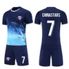 Utomhus Tshirts Men Football Uniform Kids Soccer Jerseys Sport Kits Shirt Child Tracksuits Sportwear Clothes for Children Wear 230821