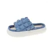 Тапочки 2023 Puff Woman Loman Home Sandal