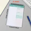 Yapılacak Sheets Liste Notebook Spiral Not Defteri Günlük Planlama Saatlik Planlama Okul Malzemeleri Kırtasiye