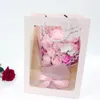 Fiori secchi Jarown Sap fiore rosa artificiale bouquet rosa decorazione di nozze finte San Valentino Regalo di compleanno di San Valentino 230818