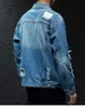 Herrenjacken Denim Jacke Männer Frauen HipHop Streetwear Punk Rave Steampunk Motorrad Cowboy Graffiti Ripped Jacket Outwear Marke Jeans Jacke J230821