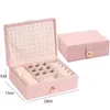 2Layers Organador de Joyas Jewelry Box Luxury largecapacity Package Case Carringing Holder Displayオーガナイザー230814
