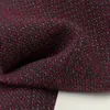 2023 Herbst Multicolor mit Brosche Tweed Jacke Langarm Runde Hals-Doppel-Taschen Einerbrust-Jacken Mantel kurzer Outwear B3G201622