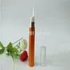 15ML 15G Orange Couleur Airless Bouteille Stylo avec Tête De Massage Cosmétiques Eye Sérum Essence Lotion Emballage Bouteilles, 50pcs Uimgd