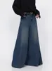 Dżinsy damskie Reddachic Koreańskie stylowe kobiety workowate rozkloszowana noga luźne vintage słonia bodźce bootcut niebieskie spodnie wysokie talia spodle 230821