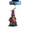 Andra evenemangsfestleveranser Halloween Witch Pendant för bildekor Hangable Acrylic Decorative Charm Rearview Mirror Door Window 230818