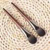 Ben spazzole per il trucco OVW 2 pcs spazzola per trucco set cosmetico per capelli sintetici manico in legno bastone di base strumenti di bellezza HKD230821