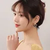 Netizen – boucles d'oreilles vertes polyvalentes, nouvelles boucles d'oreilles à la mode pour femmes, personnalisées en strass de haute qualité, 2022