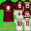 23 24 Torino Fußballtrikots 2023 2024 PELLEGRI SINGO RICCI RODRIGUEZ Fußballtrikots KARAMOH SCHUURS ZIMA T. SANABRIA RADONJIC ILIC BAYEYE SCHUURS RICCI SECK SINGO