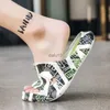 Slippers Summer Slippers Men Eva Soft Slides Sandals Fashion Printing Beach Shoes Slippers Flip Flops Outdoor Slip-On Slipper 2023 HKD230821