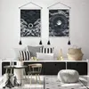 Tapestries Tapestry Moon Star Ocean Wave Mountain Sunset Great Wall Hanging For Room