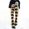 Women Socks Sexy Cute Lolita Halloween For Young Teen Girls Print Plus Size Thigh High Lingerie Kawaii Stockings