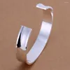 Bangle Factory Direct WOMEN Lady Wedding Party Fashion Silver Color Jewelry Cuff Cute Nice Gift Circular Open Bracelet