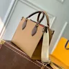 Women Fashion Designer Bag Solid Color Letter Tote Bags Interior Zipper Pocket Everyday Capacity Shoulder Bag Classic Crossbody Bags With Box Free Shipping M46373