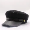 Berets oZyc winter sboy Cap for women black Retro men baker berets Casual Spring British Classic Female Gatsby Flat Hats 230821