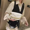 Sacs de taille Sac de ceinture pour femmes Chaîne en cuir PU Fanny Pack Designer Messenger On A Fashion Wild Satchel Female Band 230821