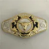 Fivelas 1 Pcs Tamanho Grande Gold Bull Head Western Belt para Cintura Cowboy237o