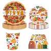 Inne imprezy imprezowe Cartoon Fiesta Food Pizza Billa Brilda Brilda