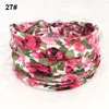 Wide Bohemian Head Hair Bands Elastic Fabric Headband Sport Hair Bandanas For Men & Women FH1111