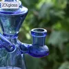 Glazen Klein Small Tornado Percolator Bong Puff Recycler Design Dab Rig Mini Oil Water Pipe Factory Direct 14 mm Glas Rig Gekleurd